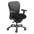 Nightingale CXO Task Intensive Mid Back Chair - Black-Vertical and horizontal lumbar adjustment