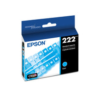 Epson T222 Ink Cartridge - Standard Capacity - Cyan-Cyan