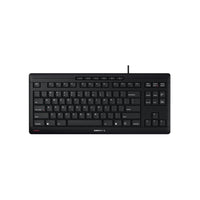 Cherry Stream Wired USB Keyboard - Black-Space-saving design through omitting the numeric keypad