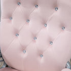 Vinsetto - Chaise de bureau fonction d'inclinaison réglable en hauteur-Tissu à effet velours, doux pour la peau et moderne
