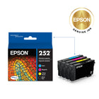Epson T252 Ink Cartridge - Combo Capacity - Black & Colour Combo-Worry-free handling - smudge, fade and water resistant prints 