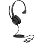Jabra Evolve2 50 Mono Wired USB-C/A and Bluetooth Headset - Unified-Fast plug-and-play and dual connectivity