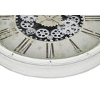 Monarch Specialties Clocks 30" Round Oversized Wall Clock - White -No assembly required, simply insert 3xAA batteries (not included), hang it up and enjoy this transitional style decorative clock with a vintage vibe