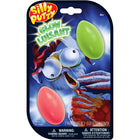Crayola 2-Piece Glow Silly Putty-Each egg offers a vibrant and tactile experience, perfect for sensory play