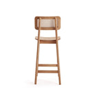 Manhattan Comfort Versailles 15.75" Industry Chic Counter Stool - Nature - 2 Pack-19.69" L x 21" W x 40.16" H
