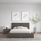 Nexera James Headboard - Queen Size - Grey Oak-Convenient Delivery and Assembly: Enjoy doorstep delivery and hassle-free assembly using just a screwdriver