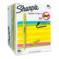 Sharpie Chisel Tip Pen-Style Highlighters - Yellow - 36 Pack-Yellow