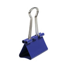 JAM Paper Colourful Binder Clips - Medium - 1 1/4" - Purple - 15 Pack-Quantity: 15 Clips per Pack | Durable and Reusable