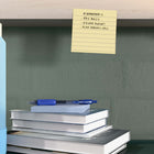 Staples Lined Ultra Sticky Notes - 4" x 4" - Stardust Collection - 6 Pack-Flat design for easy stacking and storage
