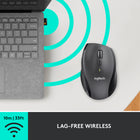 Logitech Marathon M705 Wireless Mouse - Black-3-year manufacturer's limited warranty (details with product)