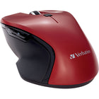 Verbatim - USB-C Souris Sans Fil Blu Led Rd-Forme de contour - utilisez cette souris confortablement pendant des heures avec une forme ergonomique et une surface de prehension facile