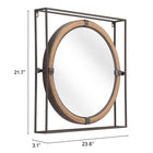 Zuo Capell Mirror - Antique Grey-7