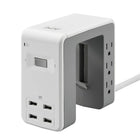 APC SurgeArrest 6-Outlet Essential Surge Protector with 4 USB Ports (PE6U4W)-Protect your devices from surges and spikes with 1080 joules surge energy rating