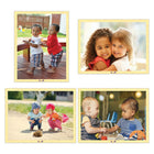 MOJO Friends Forever Wooden 4-Puzzle Set-Extra-large puzzle pieces made of high-quality, thick cardboard are perfect for little hands