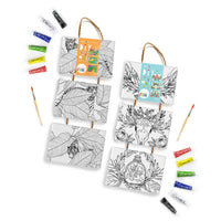 Art 101 DIY Hanging Canvas Art Set - 2 Pack-Includes two trendy, seamless designs