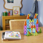 Magna-Tiles Travel Set Deluxe 55-Piece Magnetic Construction Set-What Makes It Unique: This set is a must-have travel companion for family trips – whether by plane, train or automobile – and restaurants, too!