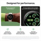 Google Pixel Watch 3 - 45 mm - Bluetooth/Wi-Fi - Matte Black Case - Obsidian Band-Train to your potential with target cardio load. Receive a daily target that's designed to balance recovery with performance based on your cardio load and readiness levels.