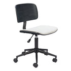 Zuo Duravel Office Chair - White/Black-Adjustable height