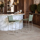 Zuo Pola Counter Stool - Green-Assembly required