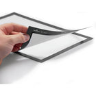 Durable Duraframe Half Letter Frame - 8.5" W x 5.5"  H- Black - 2 Pack-Black Magnetic Frame
