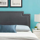Modway Transfix Performance Velvet Full/Queen Headboard - Charcoal-Performance Velvet