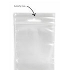 KL Rubber - Sac refermable en polyéthylène avec trou de suspension (type papillon) - 2 Mil - 3 x 10 po - paquet de 1000-Approuvé pour le contact direct avec les aliments