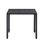 Modway Tahoe Outdoor Patio Powder-Coated Aluminum End Table - Grey-Assembly Required
