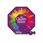Nestle UK Quality Street Chocolate and Toffee Tub - 600g-Delicious milk and dark chocolates, toffees, and fruit creams