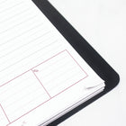 Brownline 2027 Twin Wire Daily Planner - 8" x 5" - Black-Tear-off corners