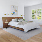 Nexera Panoramic Headboard - Queen Size - Walnut-5