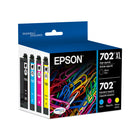 Epson T702 Ink Cartridge Combo Pack - High Capacity Black/Standard Capacity Colour CMY-Better quality than the lab