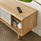 Modway Kurtis 47" TV Stand - Oak-Cable Management Holes