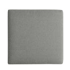 Modway - Tahoe Terrasse extérieure Aluminium revêtu en poudre Ottoman in Gris gris-Assemblée requise