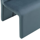 Modway Emory Upholstered Performance Velvet Dining Side Chair - Cadet Blue-9