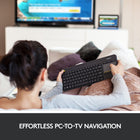 Logitech Wireless Touch-Keyboard K400 Plus, Black, French-Designed for laid-back control