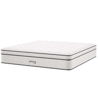 Modway Jenna 14" Innerspring and Foam California King Mattress-Quilted Pillow-Top Cover