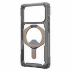 UAG Plasma XTE Compatible with MagSafe Rugged Case for iPhone 17 Pro - Ash/Titanium-Built-in MagSafe Module