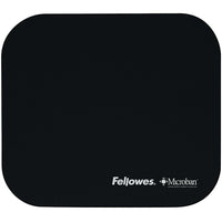 Fellowes Microban Ultra Thin Mouse Pad - Black-Durable polyester surface withstands daily wear and tear