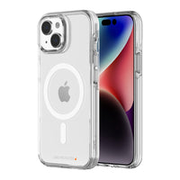 AXS Crystal Shield D3O Case Magsafe Compatible for Apple iPhone 14 - Clear-8ft drop tested, backed by D3O technology
