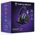 Turtle Beach Earforce Stealth 700 V3 Gaming Headset for PC - Black-CrossPlay Multiplatform Wireless Audio System - Dual USB wireless transmitters and a single button on the headset allow you to quickly switch between your PC or PlayStation. 