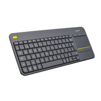 Logitech Wireless Touch-Keyboard K400 Plus, Black, French-10-meter (33-foot) wireless range