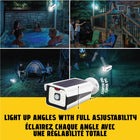 Bell+Howell Bionic Spotlight Pro Outdoor Waterproof Solar Spotlight with Decoy Camera-100% solar powered for energy efficiency - solar panel charges in daylight for wire free lighting with no batteries or electricity needed just mount and let the sun power it