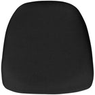 Flash Furniture Coussin ferme de chaise Chiavari en tissu noir-Coussin ferme de chaise