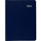 Staples 2026 Weekly/Monthly Planner - 11" H x 8" W - Assorted Colours - Bilingual-Page size: 11" H x 8" W