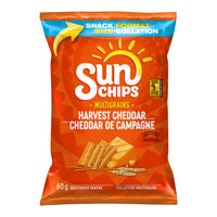 SunChips Multigrans Harvest Cheddar Flavour - 60g - 32 Pack-Harvest Cheddar