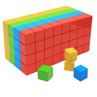 Geomag Magicube Classroom Set Bulk Pack - Set of 128-Stem learning fun with toddler magnets: Geomag magnetic toys has turned the classic stacking blocks into something "magical". These 100% recycled plastic blocks can be attached on any side, making building so easy. Magnetic blocks for ages 1 to 5.
