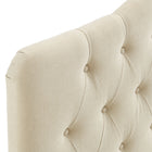 Modway Annabel Premium Linen Blend Twin Headboard - Linen-7