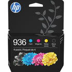 HP 936 Ink Cartridge - Standard Yield - Cyan, Magenta, Yellow, Black - 4 Pack-Cyan, Magenta, Yellow, Black