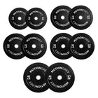 MotionGrey Standard Weight Plates - Olympic Strength Training Barbell Plates - 10 lb - Black - Set of 2-Accurate & Balanced Weight: Precision-calibrated plates provide consistent weight distribution for safer, more controlled lifting