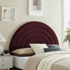 Modway Solana Arched Performance Velvet Full Headboard - Mulberry-Arch-Shaped Headboard